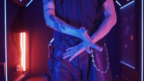 有关LED灯, 人, 俱乐部的免费素材视频