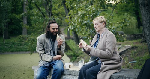 有关一起, 乞丐, 人的免费素材视频