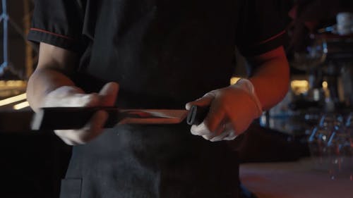 有关人, 刀, 厨师夹克的免费素材视频