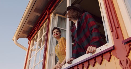 有关一对, 人, 低角度拍摄的免费素材视频