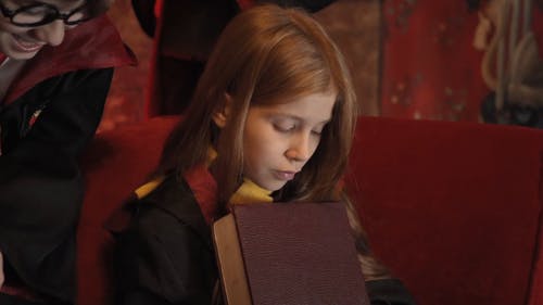 有关儿童, 哈利波特, 图书馆的免费素材视频