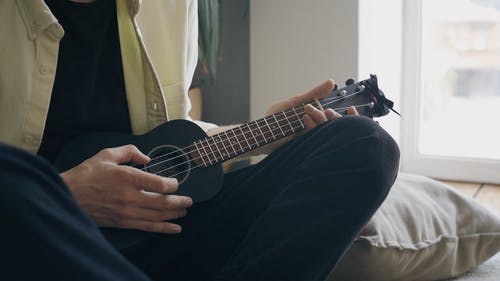 有关四弦琴, 室内, 弦乐器的免费素材视频