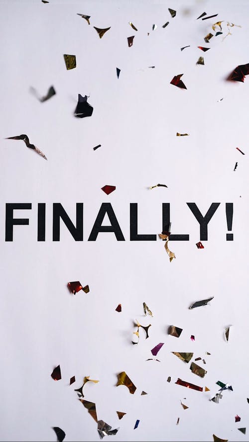 有关五彩纸屑, 从上面查看, 垂直视频的免费素材视频