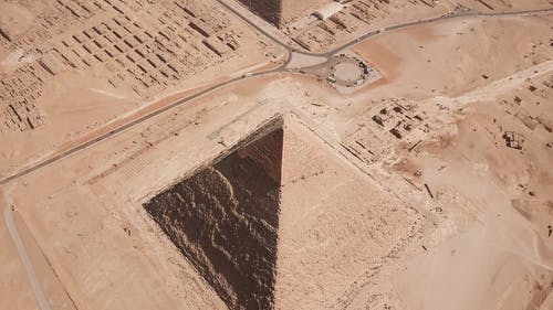 有关埃及, 从上面, 沙漠的免费素材视频
