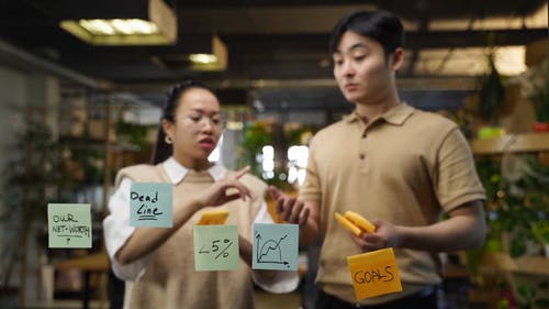 有关＃室内, 人, 便利贴的免费素材视频