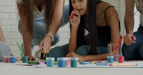 有关创作的,女性,妇女的免费素材视频