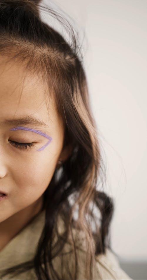 有关修理头发, 儿童, 化妆的免费素材视频