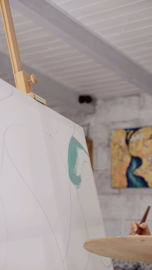 有关垂直视频, 帆布, 抽象艺术的免费素材视频