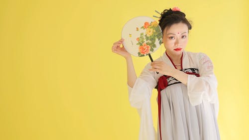 有关和服, 女人, 工作室拍摄的免费素材视频