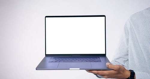 有关握住, 样机, 白色的屏幕的免费素材视频