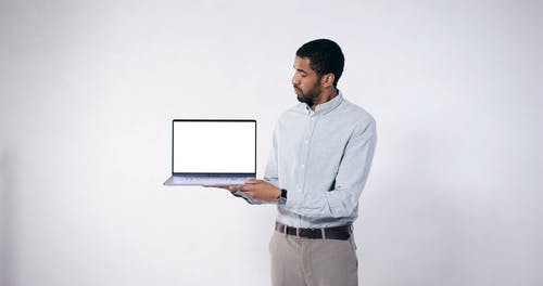 有关握住, 样机, 白色的屏幕的免费素材视频