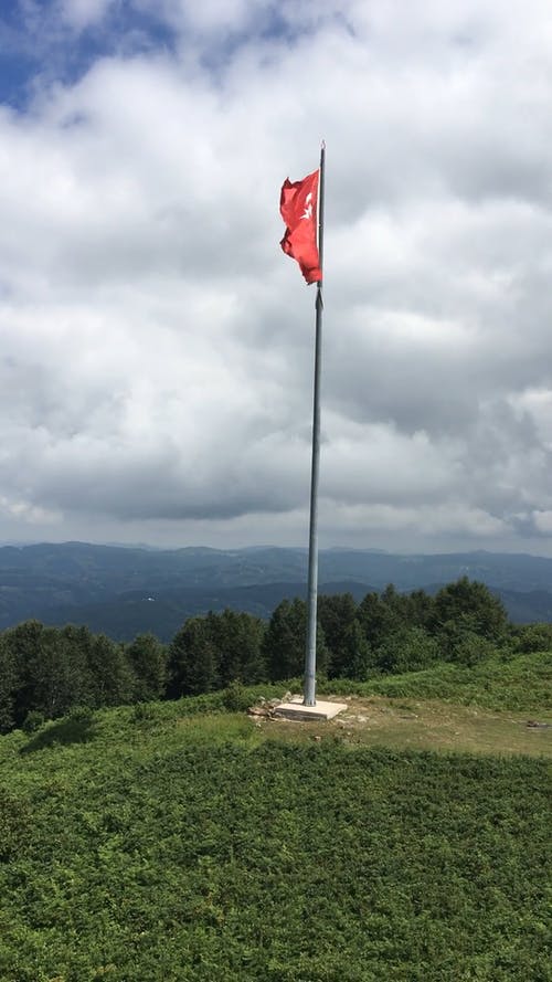 有关土耳其国旗, 垂直视频, 城镇的免费素材视频