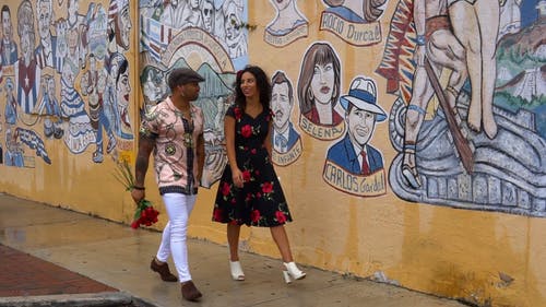 有关人, 人行道, 女人的免费素材视频