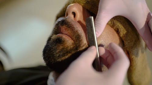 有关人, 刮, 刮胡子的免费素材视频