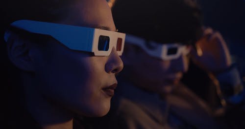 有关3d眼镜, 吃, 咀嚼的免费素材视频