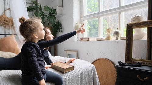 有关可爱, 女儿, 室内的免费素材视频