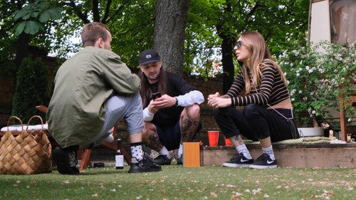 有关人,公园,啤酒的免费素材视频