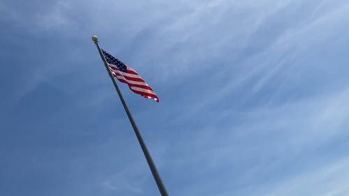 有关多风, 爱国主义, 招手的免费素材视频