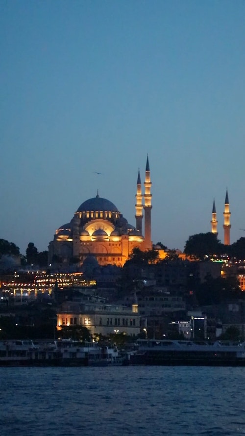 有关伊斯坦堡,傍晚天空,土耳其的免费素材视频