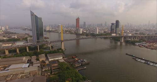 有关chao phraya, 城市, 基础设施的免费素材视频