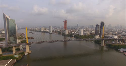 有关chao phraya, 城市, 基础设施的免费素材视频
