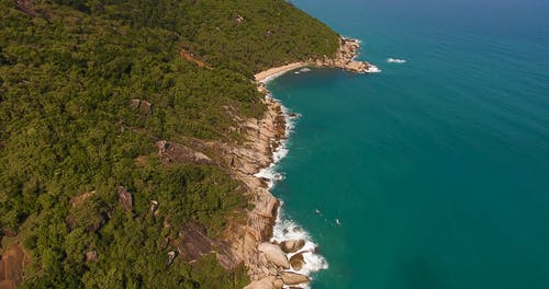 有关天性, 岩石海岸, 岸边的免费素材视频