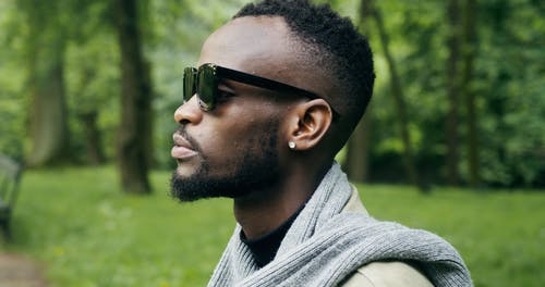 有关公园, 坐, 墨镜的免费素材视频