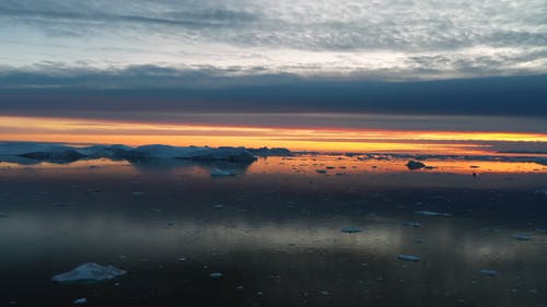 有关冰山, 冷冰冰, 反射的免费素材视频