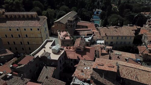 有关屋顶, 村庄, 空中拍摄的免费素材视频