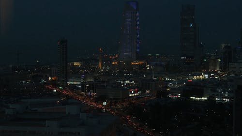 有关城市, 夜间, 市容的免费素材视频