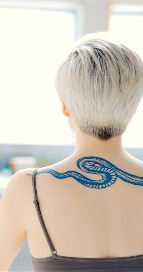 有关人, 刺青, 后背的免费素材视频