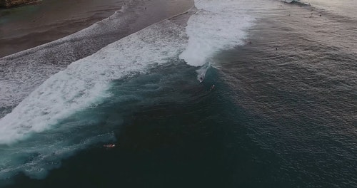 有关岸边,泡沫,波浪崩溃的免费素材视频