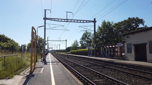 有关交通系统, 平台, 火车的免费素材视频