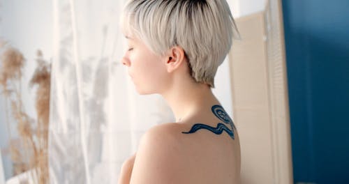有关刺青的, 女人, 完美无瑕的免费素材视频