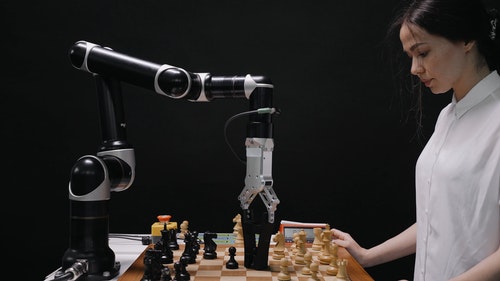 有关人工智慧,国际象棋钟,技术的免费素材视频