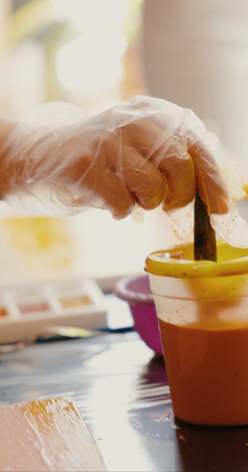 有关垂直视频,塑胶,涂料的免费素材视频