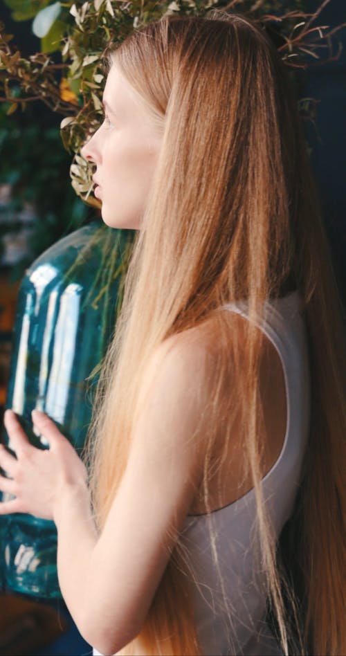 有关乾燥花, 大, 女人的免费素材视频