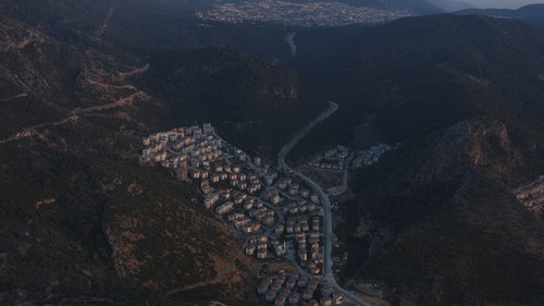 有关优美的风景,城镇,房子的免费素材视频