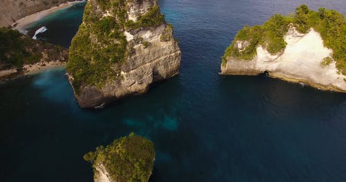 有关岩石形成, 岛, 户外的免费素材视频
