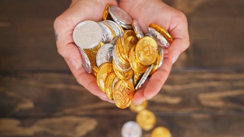 有关加密虚拟货币, 手, 投资的免费素材视频