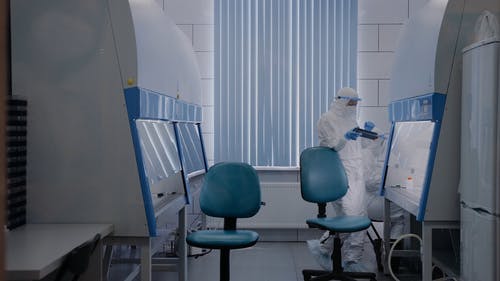 有关个人保护设备, 实验室, 工作的的免费素材视频