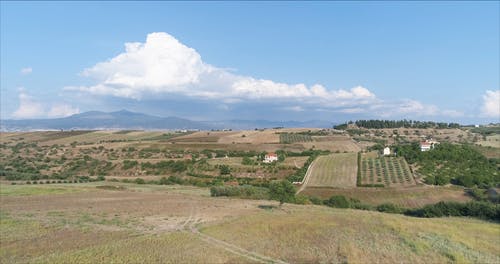 有关土地, 多云的, 广大的免费素材视频