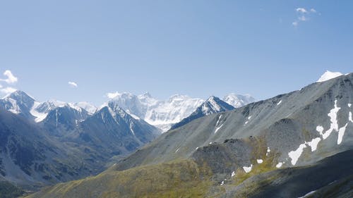 有关大雪覆盖, 山, 山脉的免费素材视频