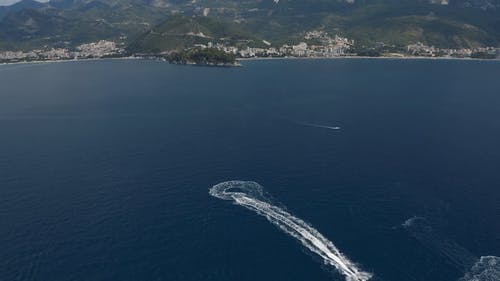 有关多云的天空, 山脉, 岛的免费素材视频