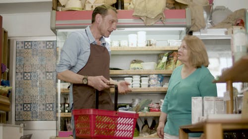 有关人, 伸出援手, 售货员的免费素材视频