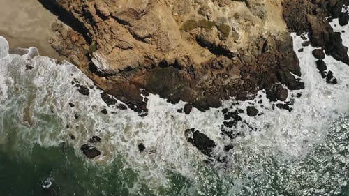 有关天性, 岩石, 岸边的免费素材视频