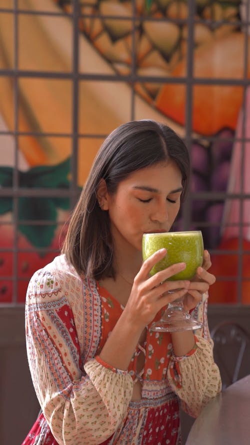 有关健康饮料, 冰沙, 喝的免费素材视频