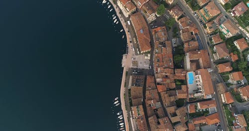 有关俯视图, 城镇, 屋顶的免费素材视频