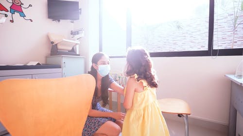 有关儿科医师, 儿童, 医疗诊所的免费素材视频