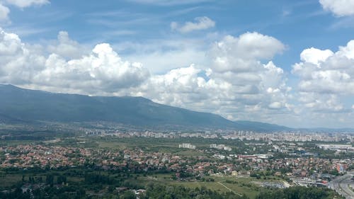有关城市, 山, 市容的免费素材视频